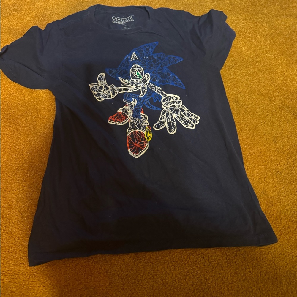 Sonic blue shirt